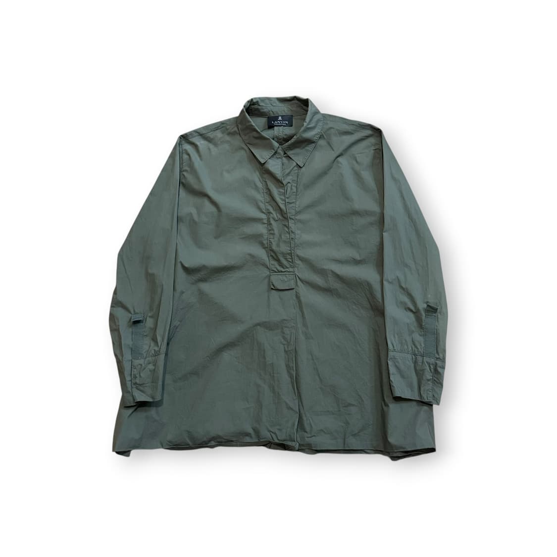 랑방 컬렉션 W  카키 7부 셔츠 상품이미지1