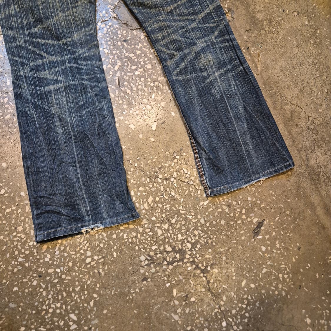 30인치 에드윈 411XVS 신치백 부츠컷 워싱청바지  상품이미지8