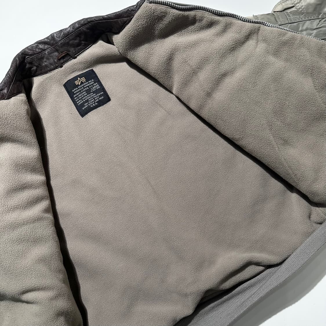 알파 인더스트리 cwu-45/p 플라이트 자켓 항공 점퍼 상품이미지9