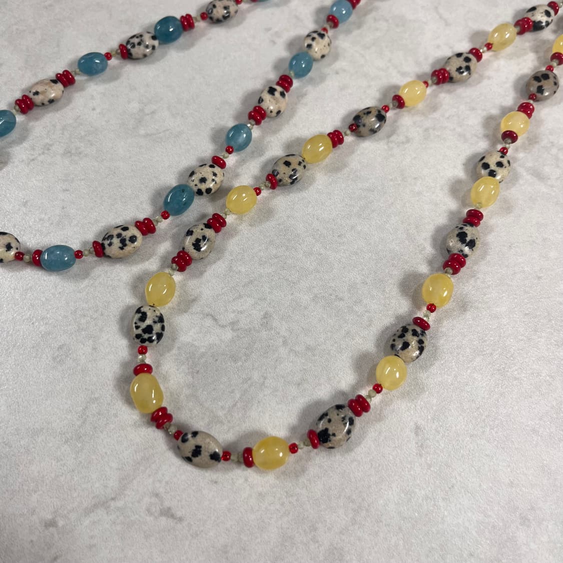 Handmade 쿠앤크원석 목걸이(써지컬) 상품이미지4