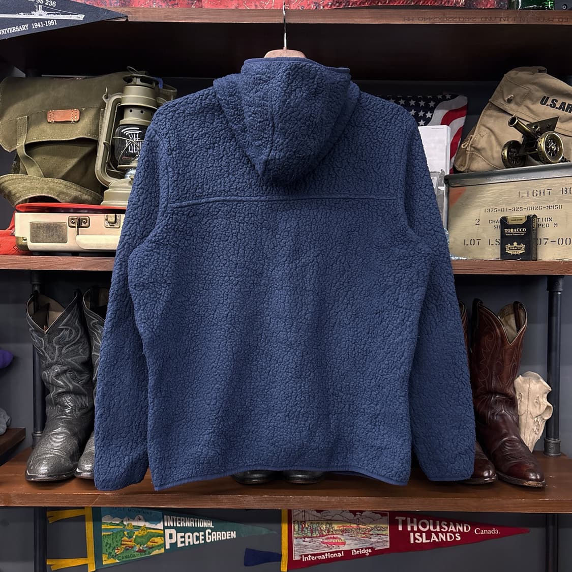 90s 파타고니아 클래식 레트로 파일 플리스 후드 집업 N360 상품이미지2