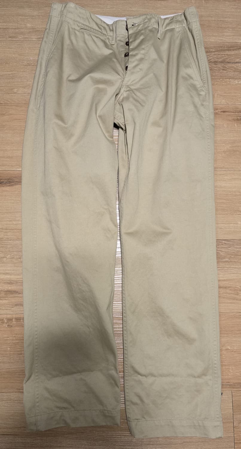 웨어하우스 1082 치노팬츠 베이지 34사이즈 상품이미지1