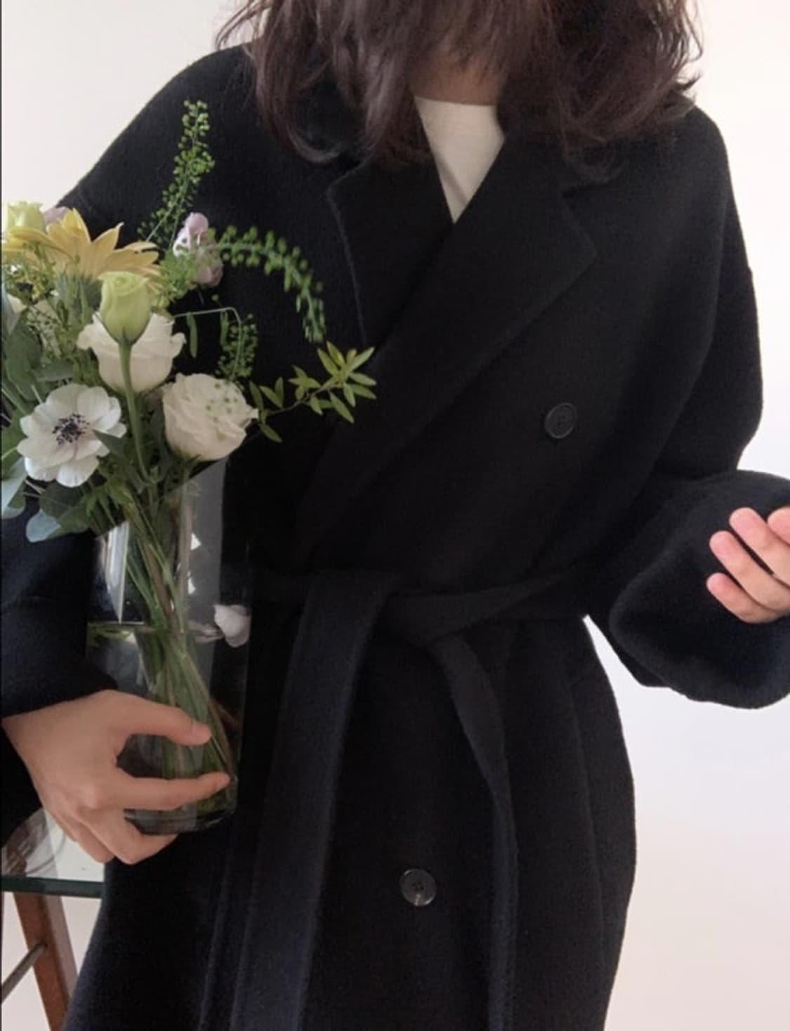 오브네어 샌드 코트 블랙 상품이미지2