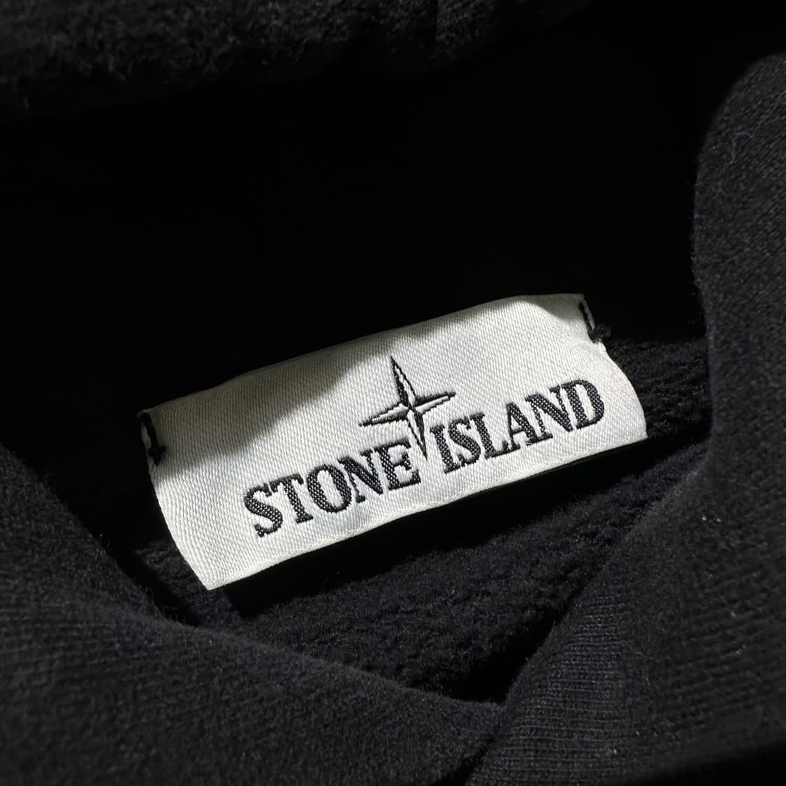 (매장판) 스톤아일랜드 로고 패치 가먼트다잉 후드 티셔 상품이미지6