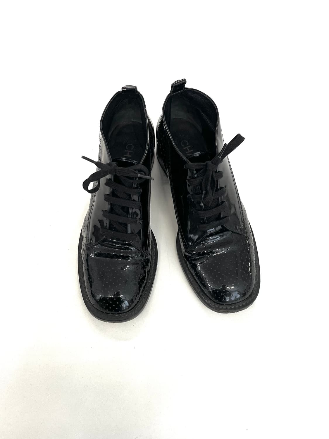 샤넬 페이던트 레더 드레스 부츠 상품이미지3