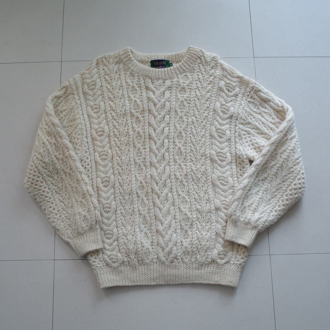 90s 컬러스 알렉산더줄리안 피셔맨 케이블니트 M 상품이미지1