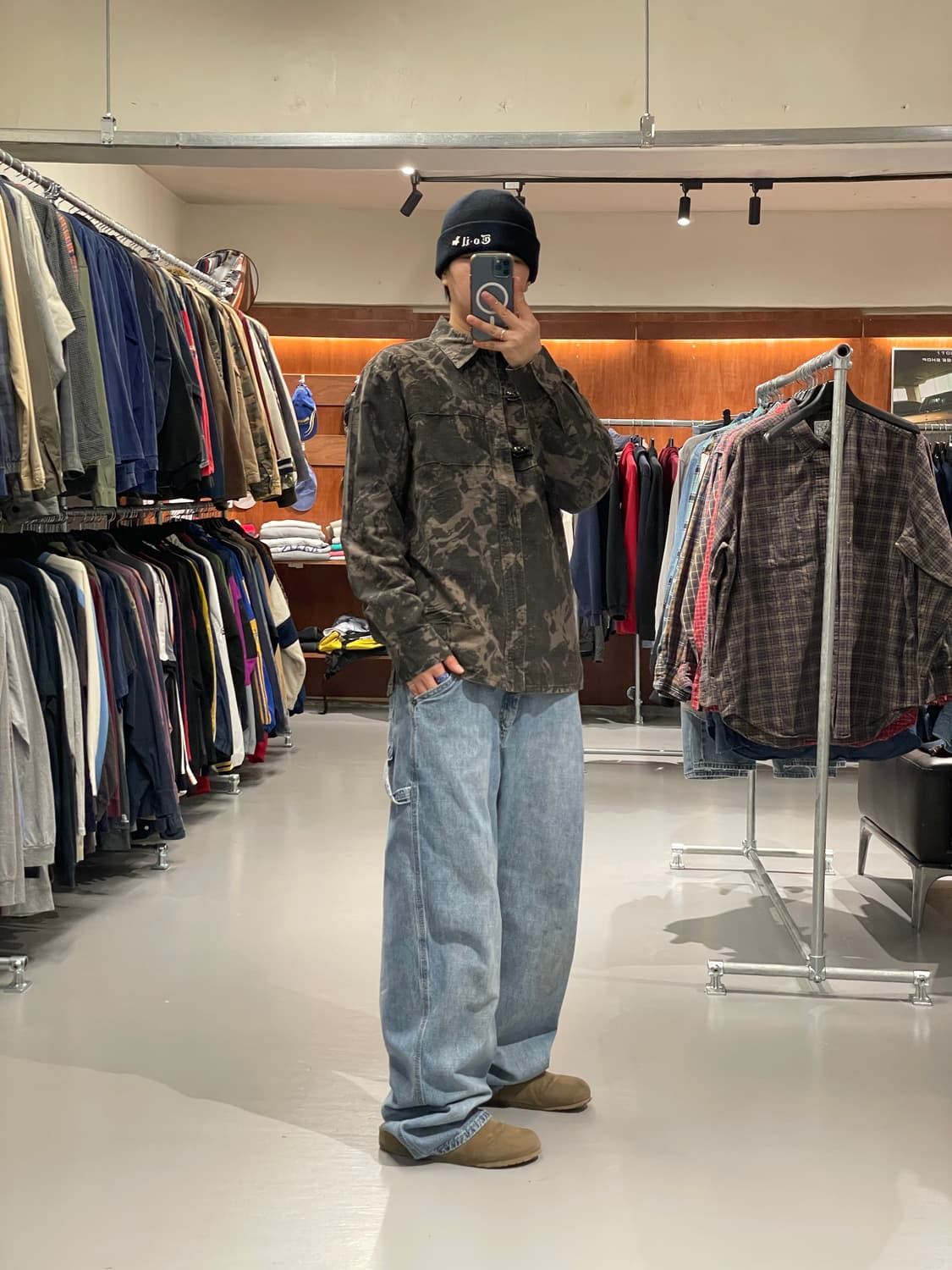 빈티지 버클 셔츠 상품이미지3