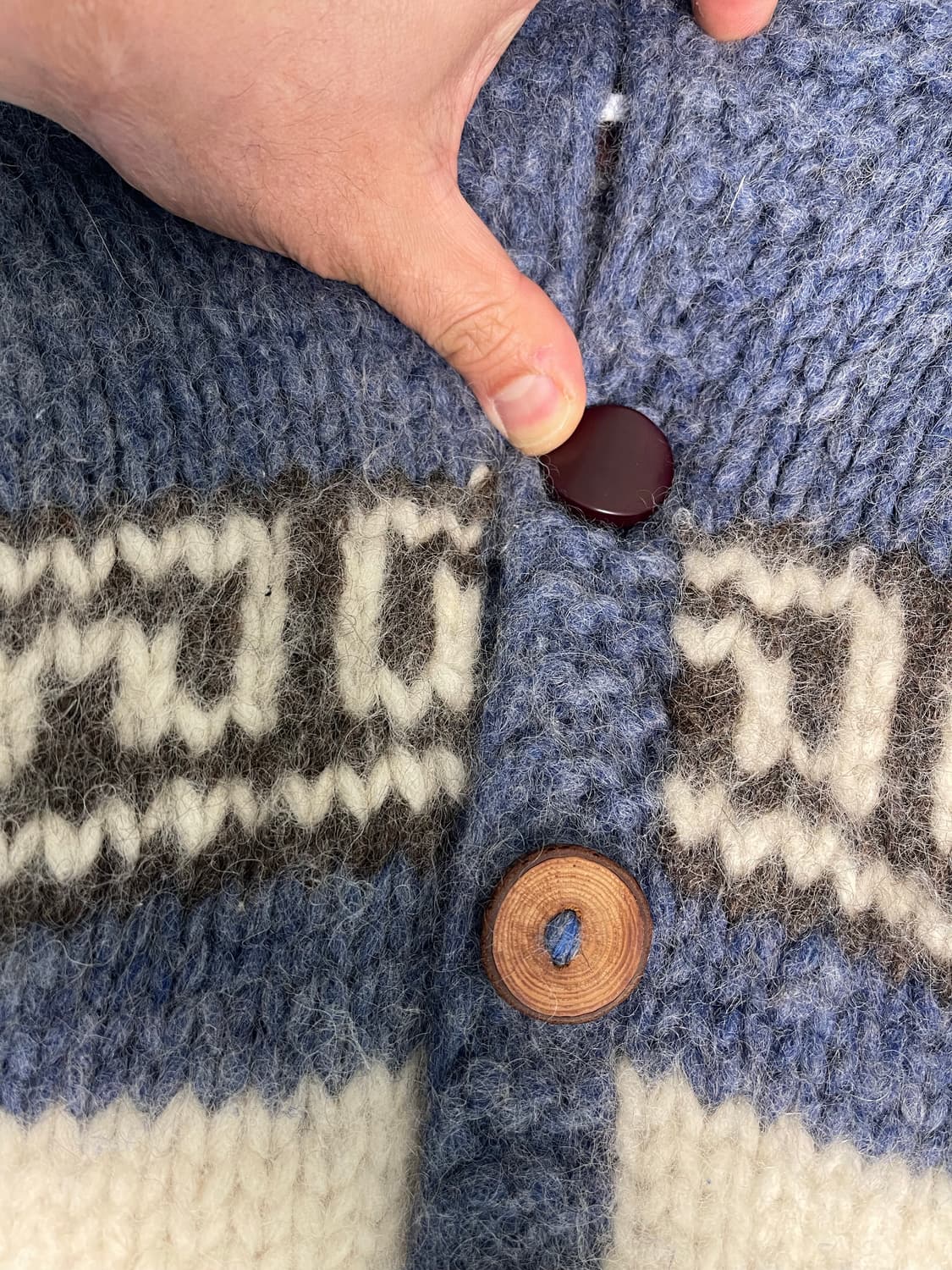 Cowichan Shepherd 셰퍼드 오리지널 코위찬 헤비울가디건105 상품이미지4