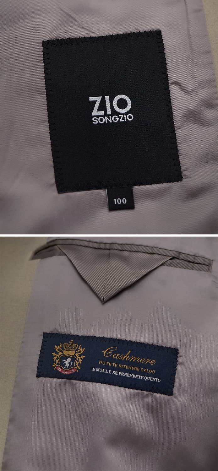 신품급) 송지오 컬렉션라인 울캐시미어 롱발마칸 오버코트 (100+) 상품이미지10