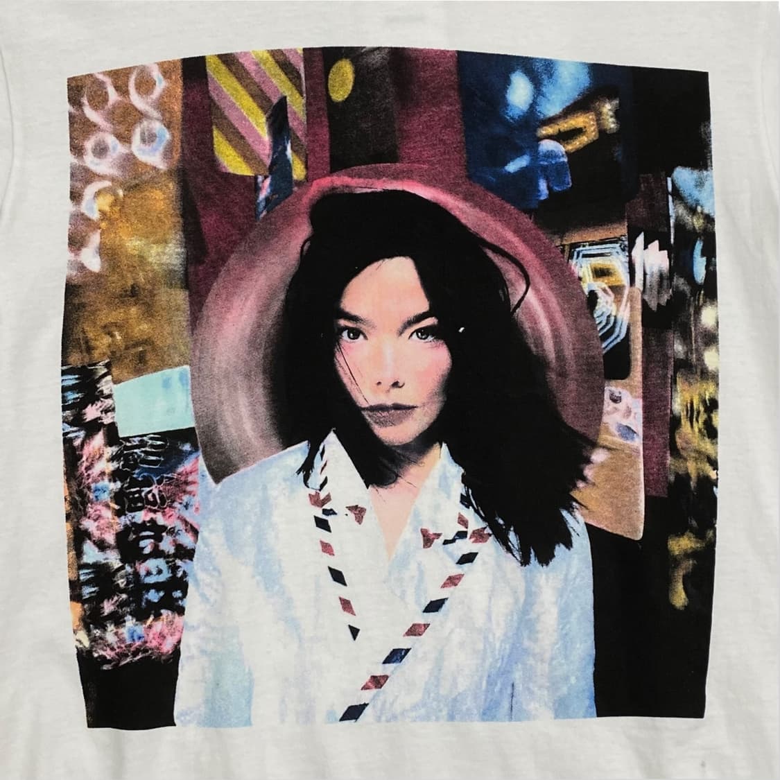 Bjork Print White Over Tshirt 상품이미지4