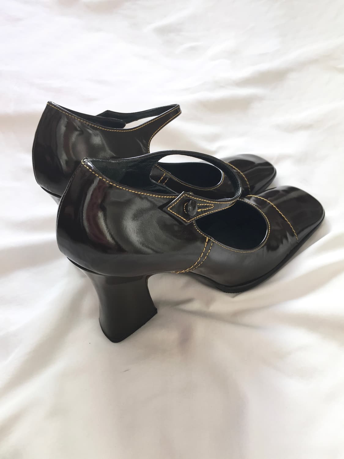 Prada 2001 FW Mary jane Patent Heels 상품이미지8