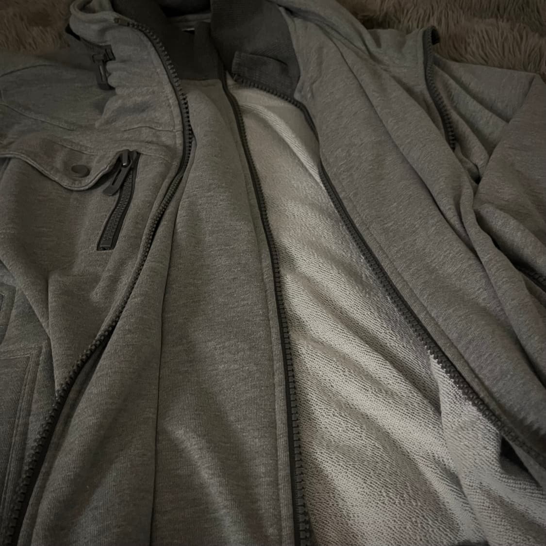 버커루 개대장 그레이 후드집업 (미침..) 상품이미지4