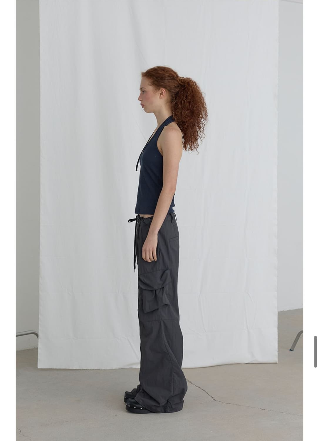 오데스 shell button halter sleeveless 상품이미지2