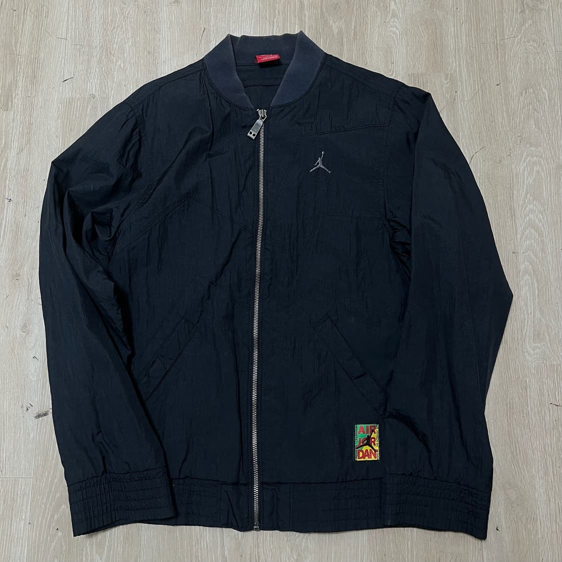 조던 점프맨 자수 로고 와펜 바람막이 자켓 [블랙] S/90 상품이미지1