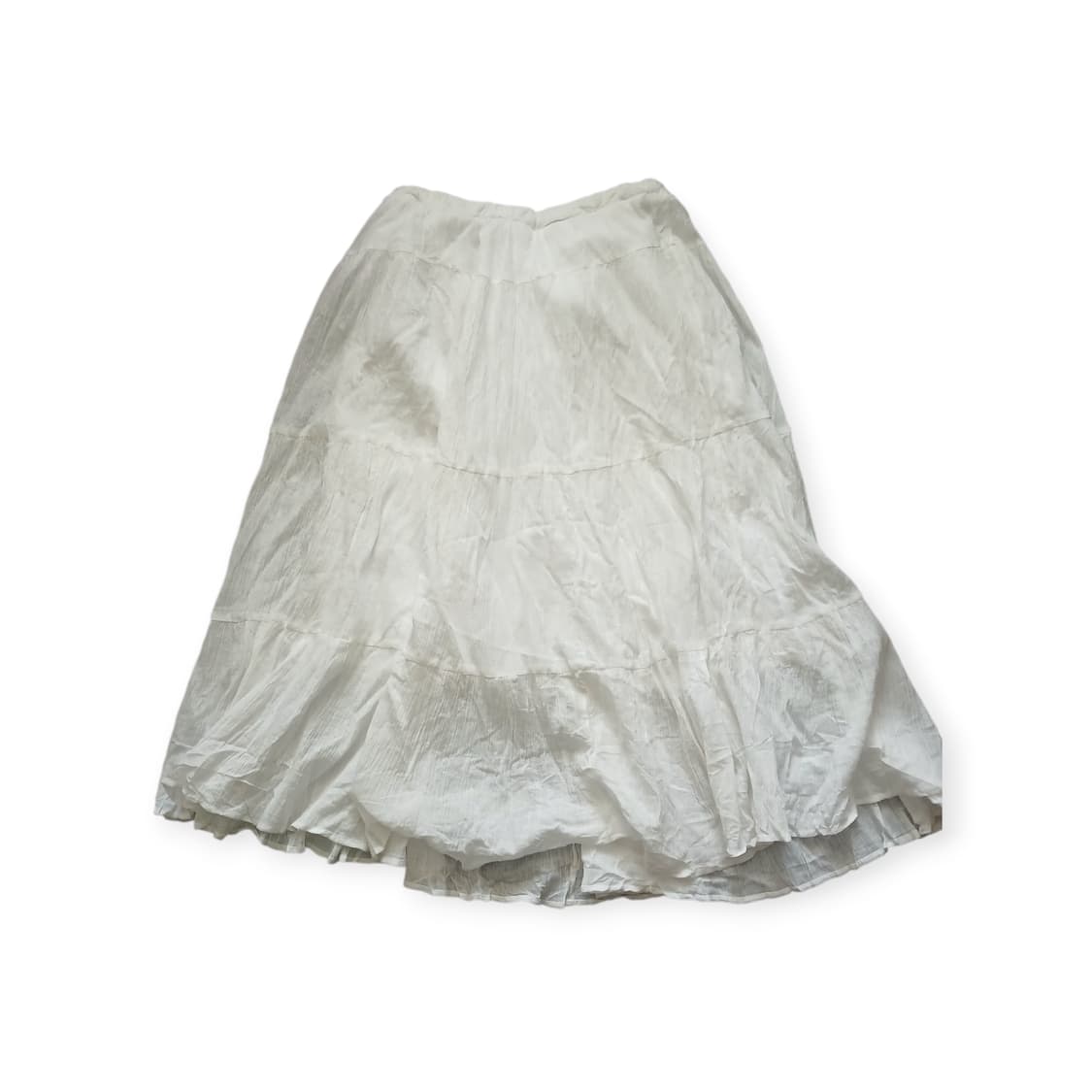 모리걸 화이트 롱스커트  상품이미지1