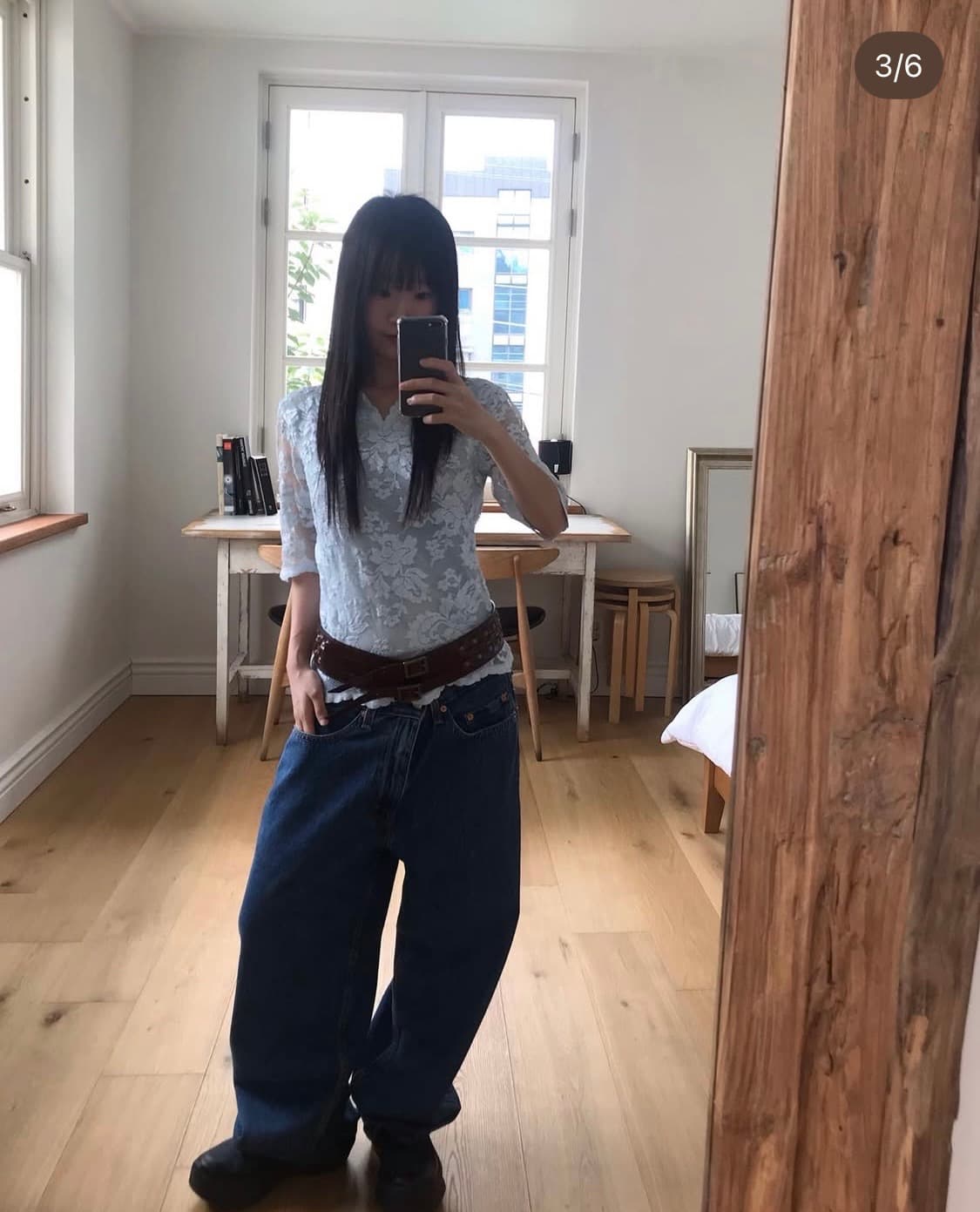 vintage lace top 상품이미지3