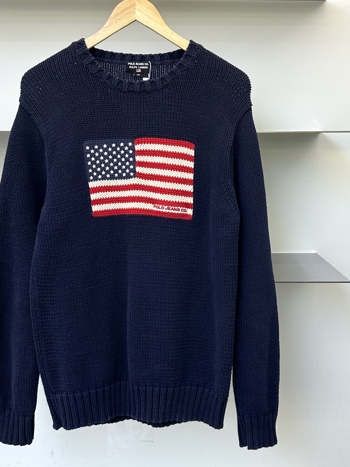 폴로진스컴퍼니 스타앤스트라이프 코튼 스웨터 상품이미지2