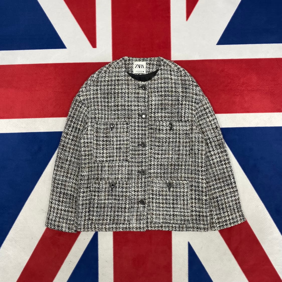 자라 트위드 셋업 상의 XS/하의M 상품이미지2