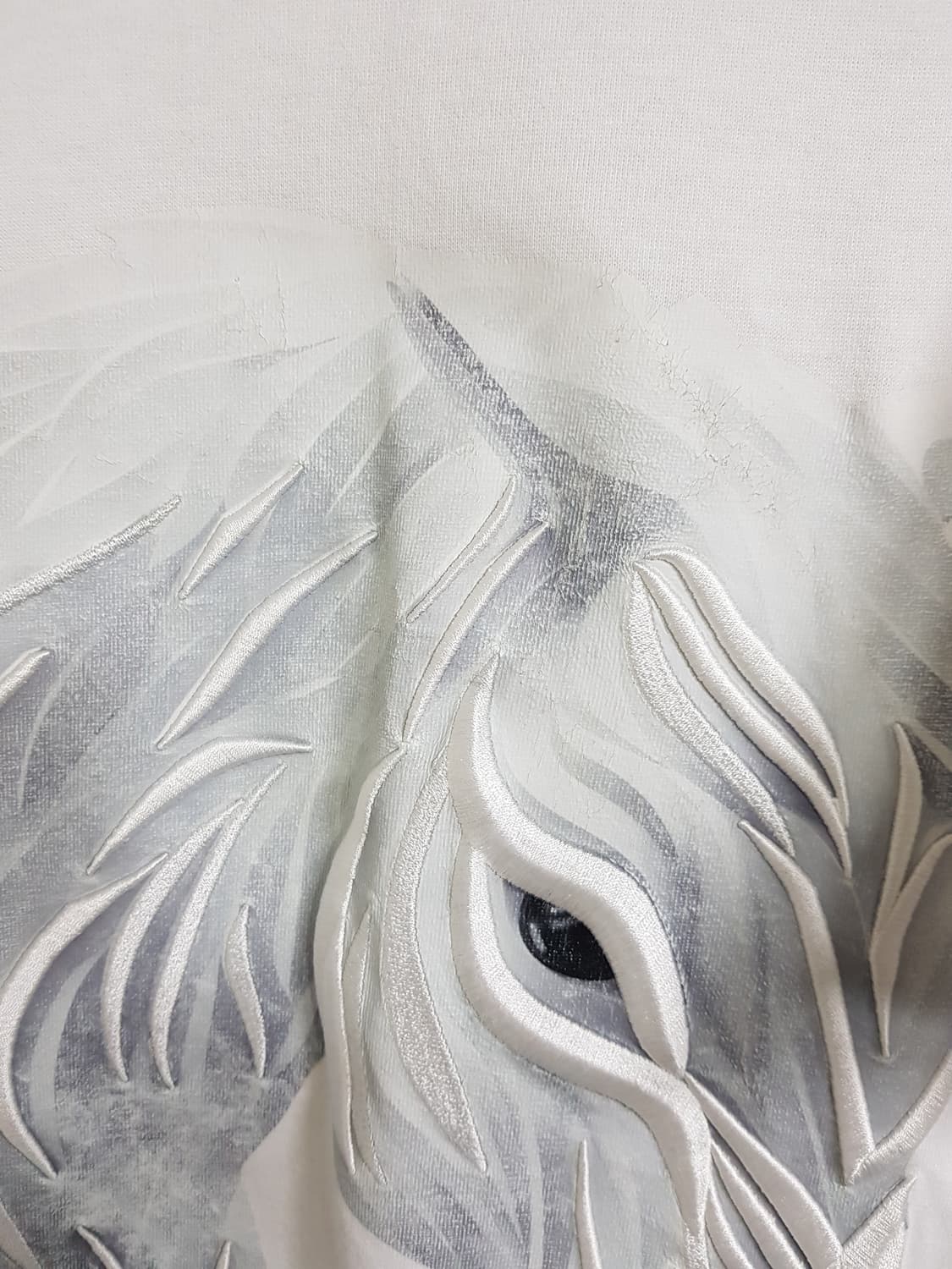 준지 레터링 자수 반팔티 프리사이즈 상품이미지5