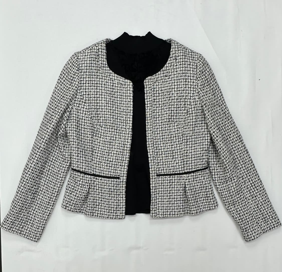 🖤슈슈룬 쇼콜라의 지뢰계 블랙갸루 코디세트🖤 트위드 자켓 고딕 스커트 상품이미지2