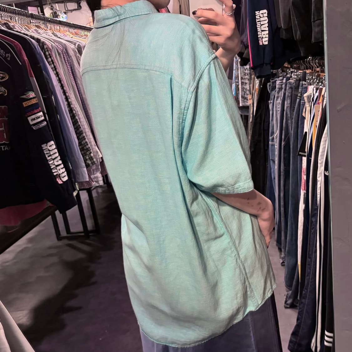 [IM] Carhartt 칼하트 반팔 셔츠 민트 블루 상품이미지6