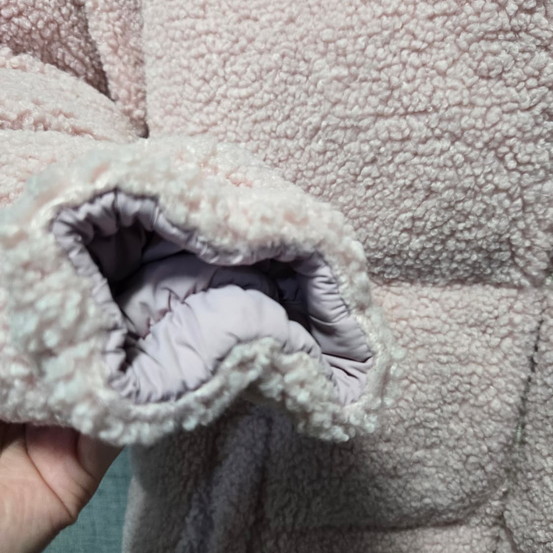 아웃도어프로덕츠 리버시블 쉐르파 패디드 뽀글이 양면 자켓   상품이미지4