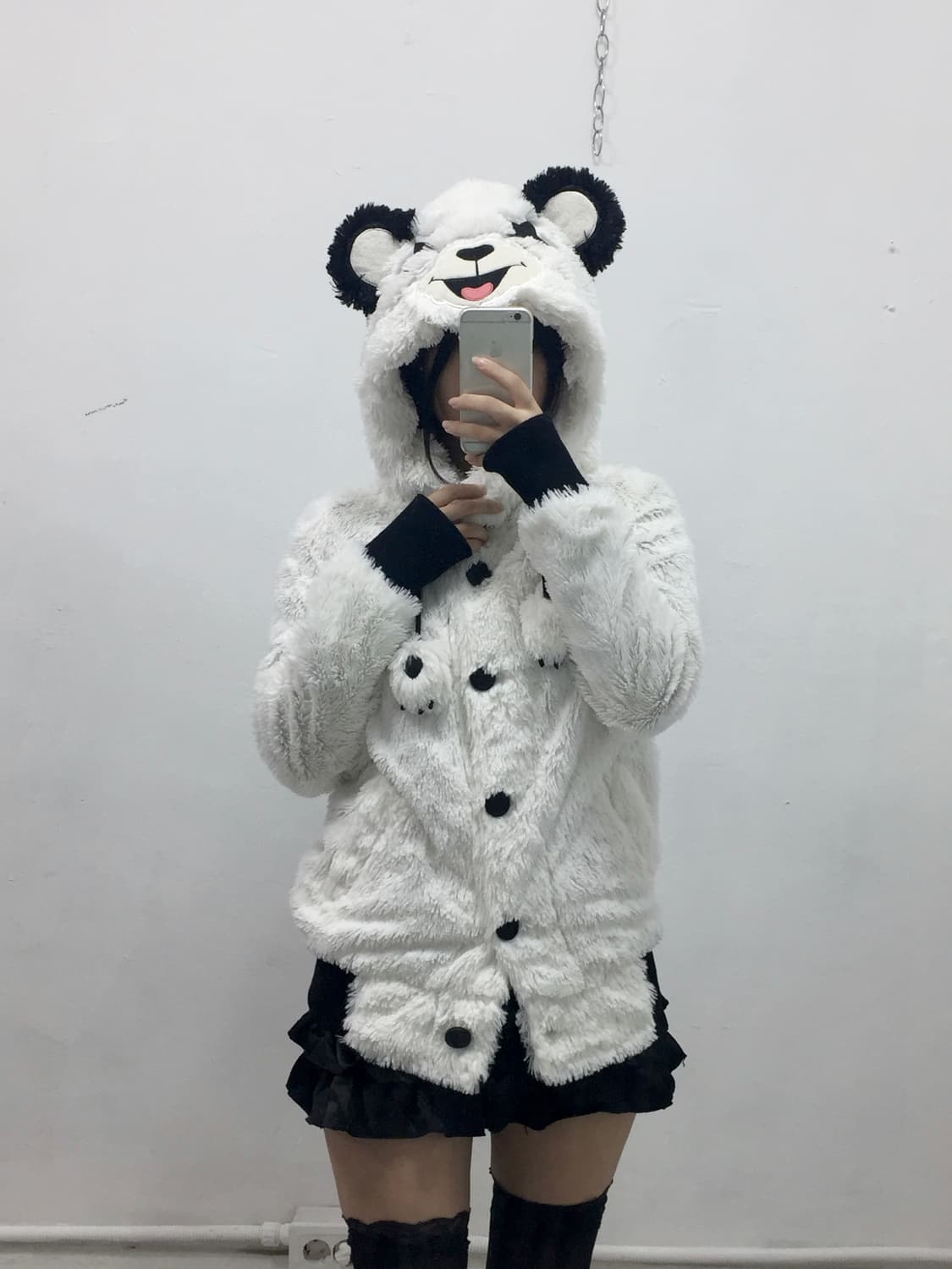 [ROCKIN BEAR] 락킹베어 쿠마미미 펑크 폭닥 퍼 후리스 상품이미지3