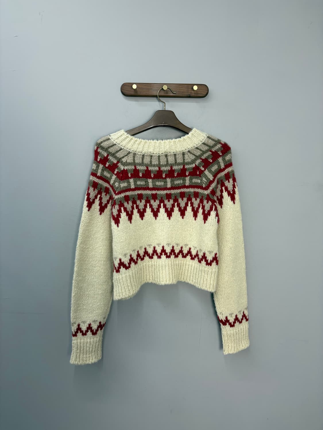 빈티지 노르딕 니트 가디건 A2878 상품이미지4