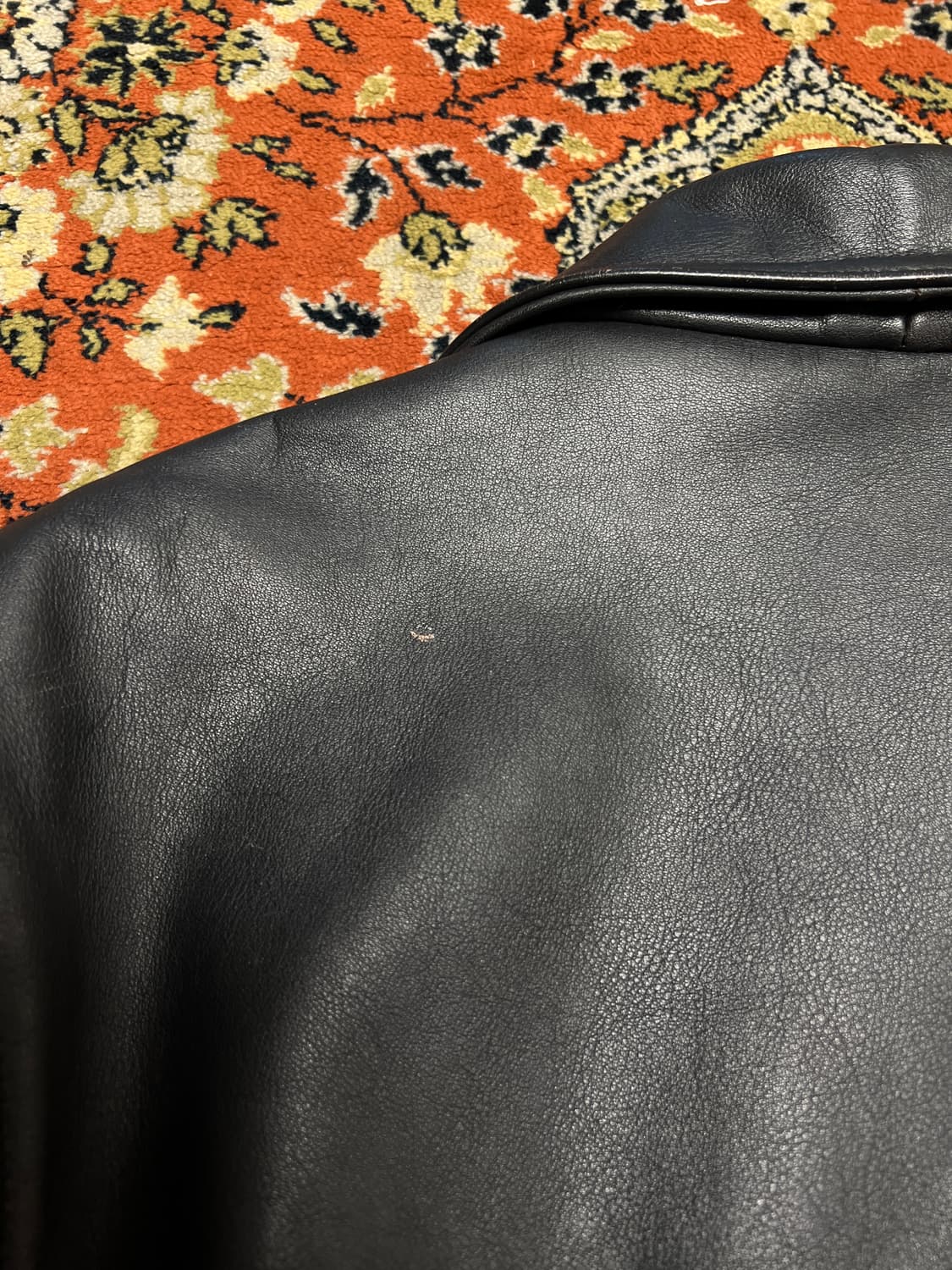 리플레이 빈티지 가죽 바이커 더블 라이더 자켓 M 상품이미지5