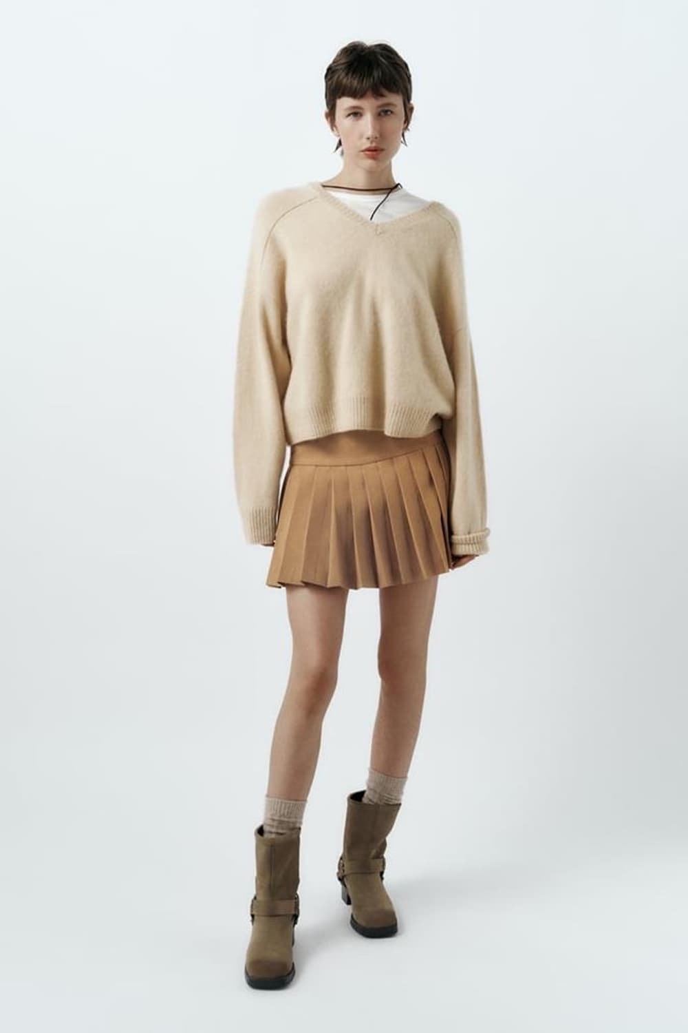 자라(ZARA) 플리츠 스커트 팬츠 상품이미지2