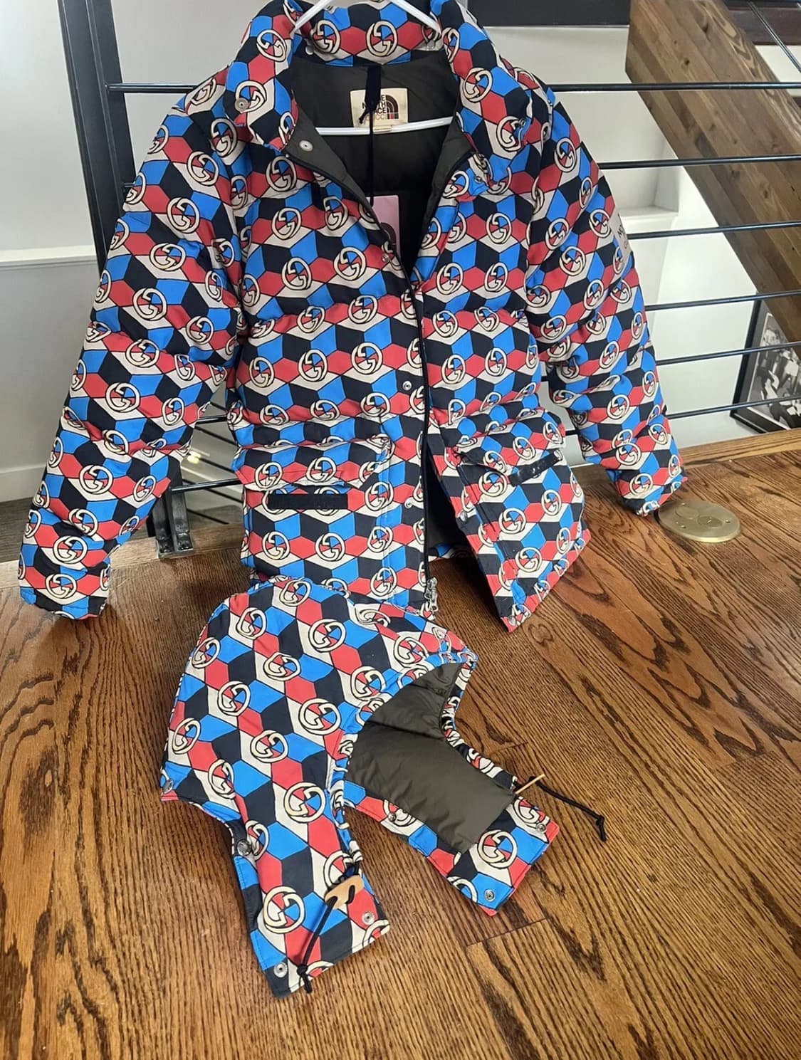 Rare 구찌 노스페이스 푸퍼 다운 자켓  s  상품이미지3