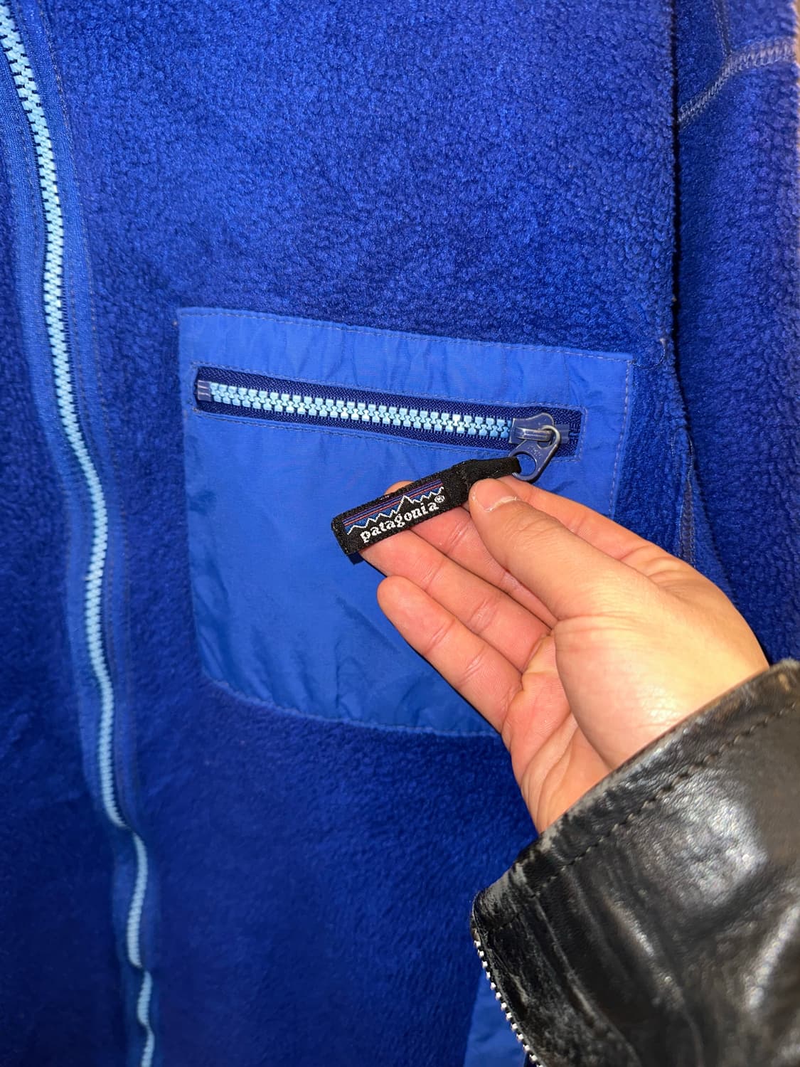 90‘s Patagonia blue pullover fleece wear 상품이미지6