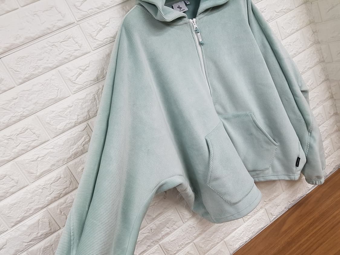 젝시믹스 벨로아 후드점퍼 프리사이즈 (55-66 루즈한 가오리핏)  상품이미지4