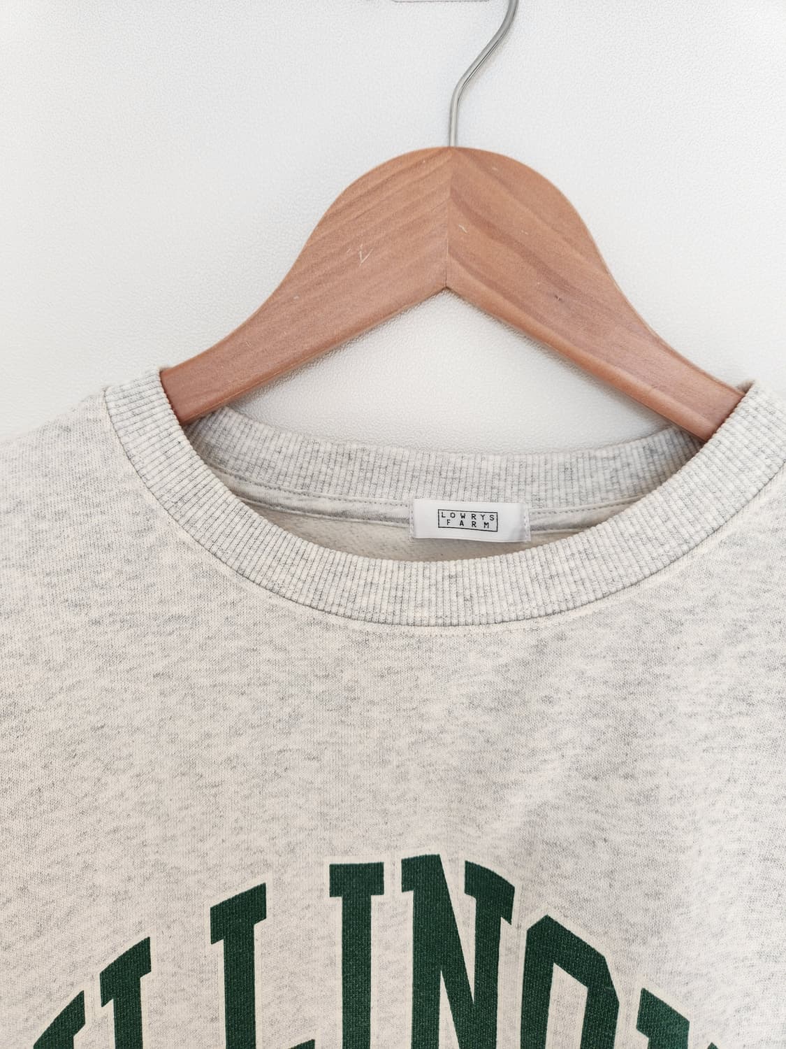 로리즈팜 기모 루즈핏 맨투맨 상품이미지3