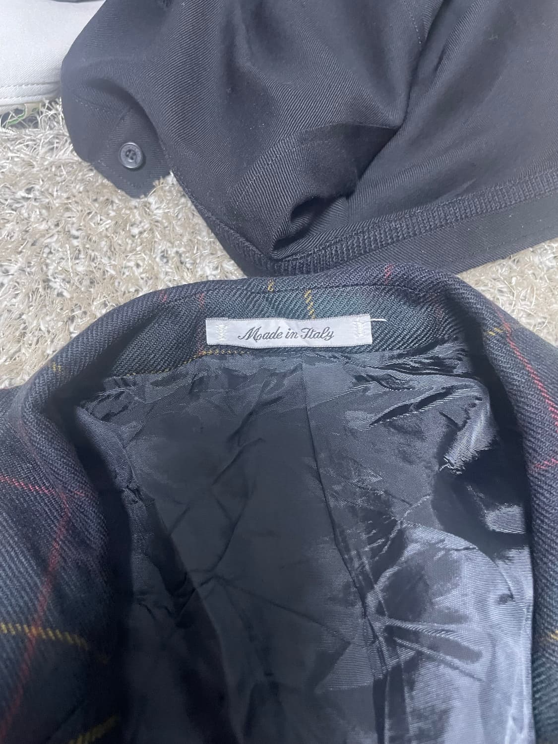 이태리제 faconable 110 체크 블레이저 상품이미지3