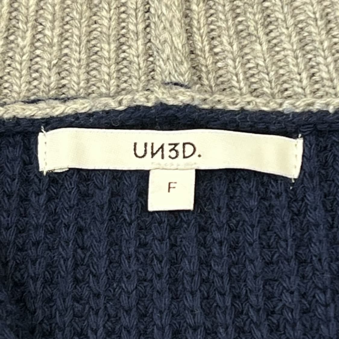 UN3D 컬러 배색 니트 후드 베스트 r1264 상품이미지5
