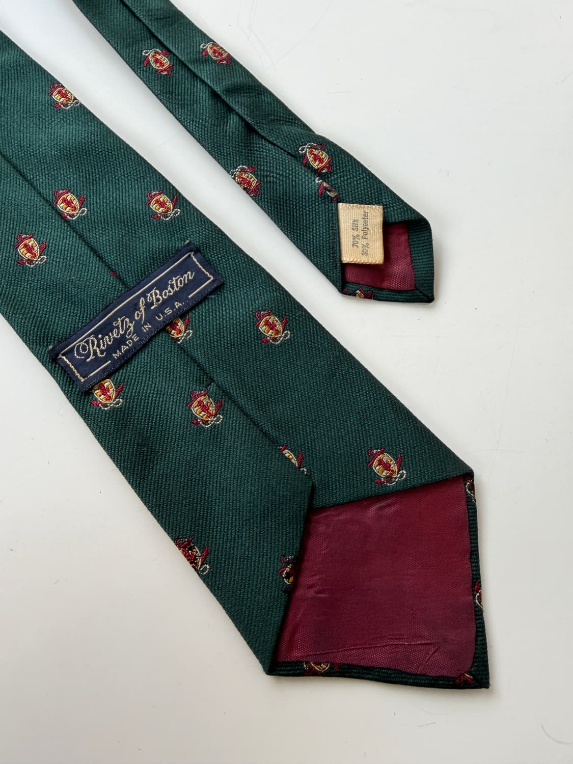 빈티지 실크 넥타이 7.5cm 상품이미지4