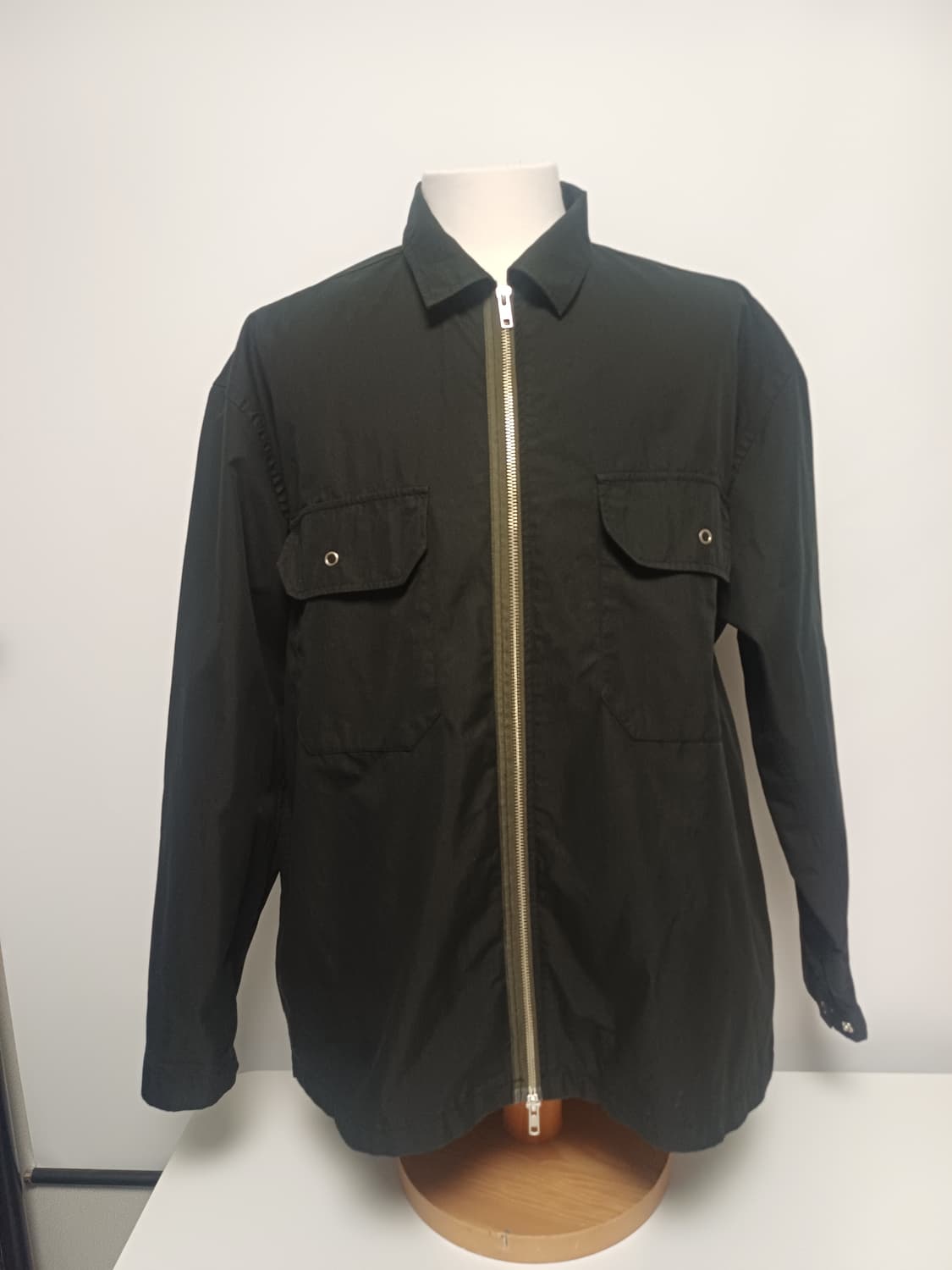 [M] 프리즘웍스 FULL ZIP SHIRT JACKET (블랙/A급) 상품이미지1