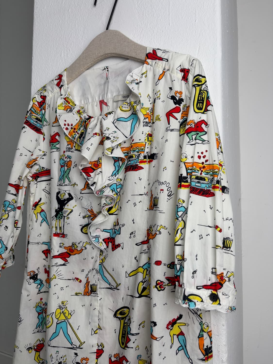 PRADA SS12 Runway Dance Print Dress 상품이미지4