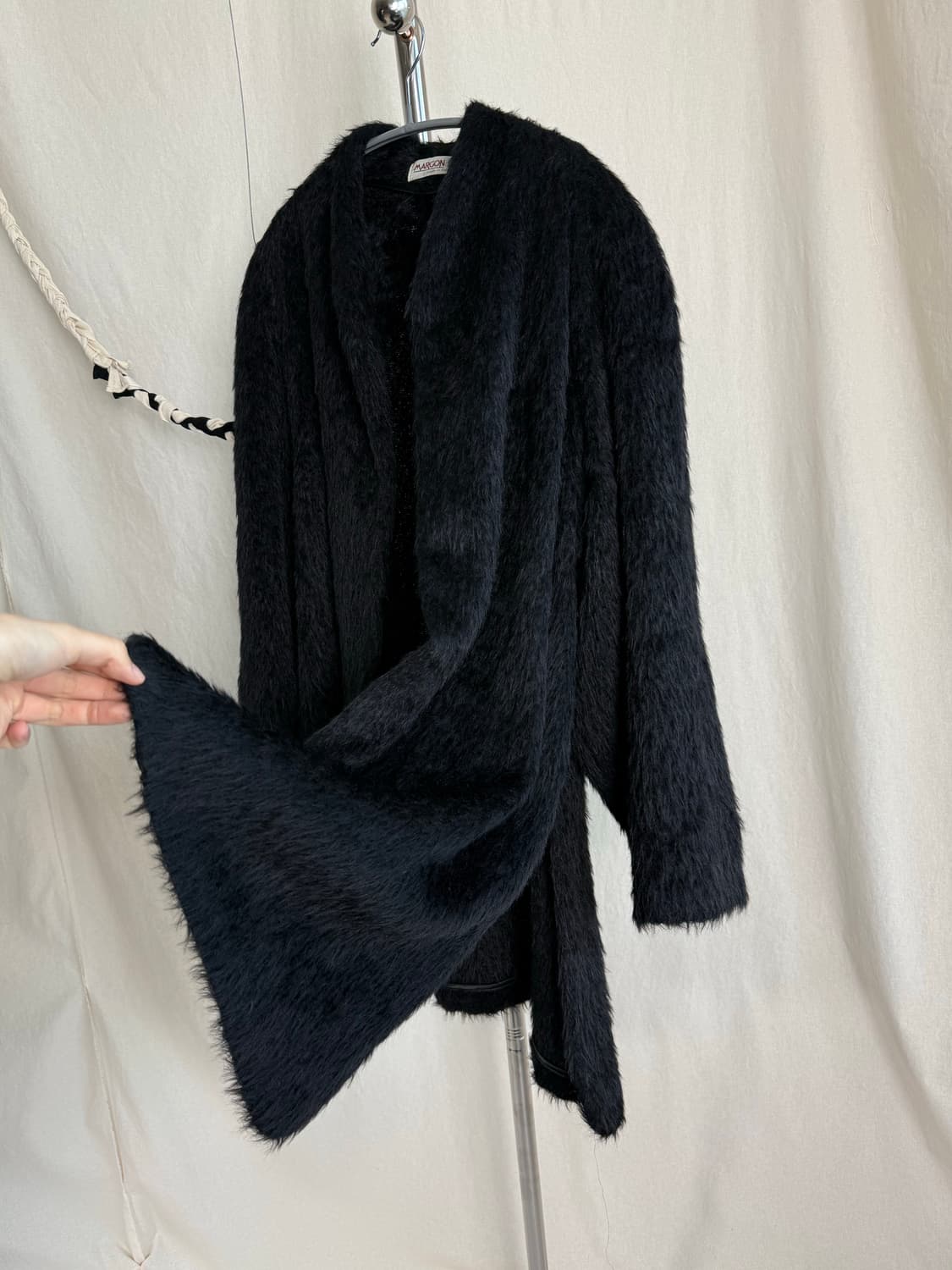 Margon 블랙 알파카 울 코트 (Italy) 상품이미지7