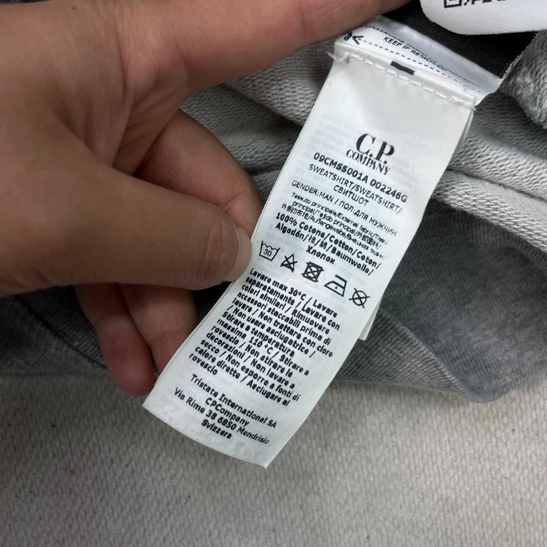 100 CP컴퍼니 고글와펜 롱슬리브 티셔츠 상품이미지5