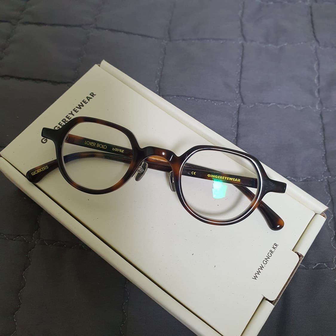 진저아이웨어 러버볼드 바스크컬러 판매합니다. 상품이미지1