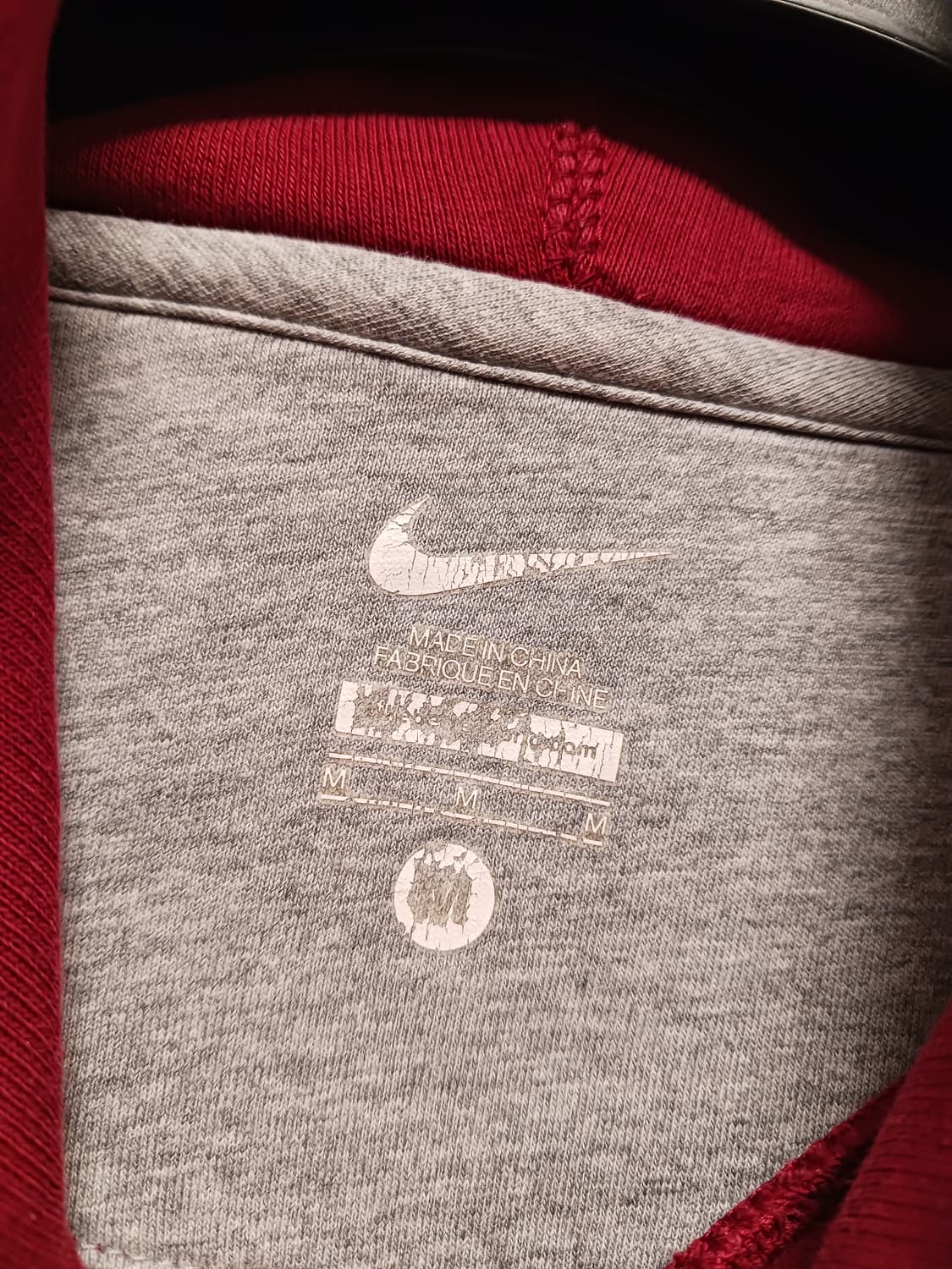 나이키 스우시 기모 후드 티셔츠 상품이미지3