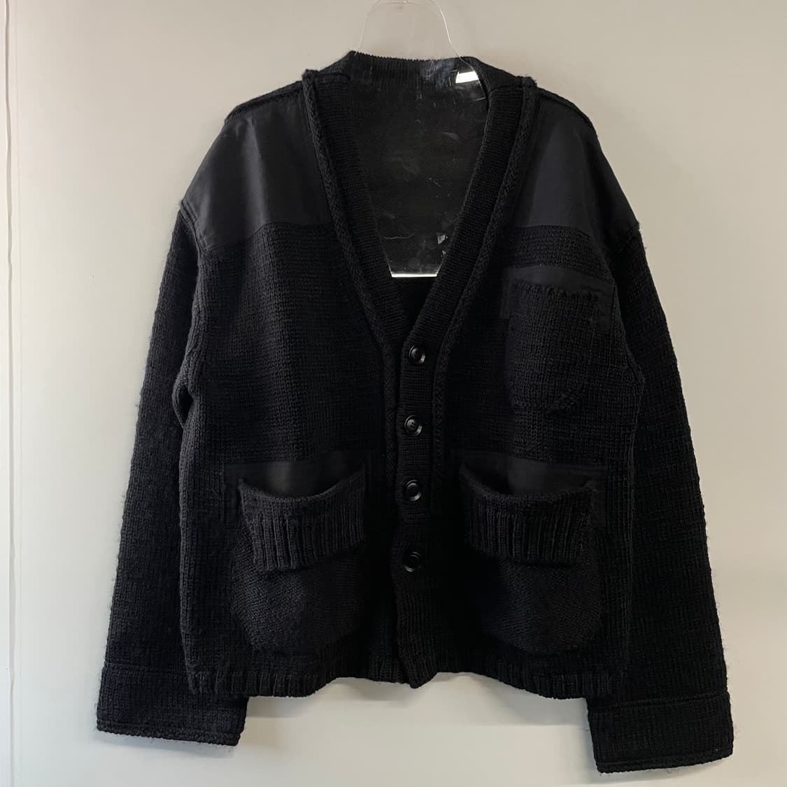 요지 야마모토 울 가디건 상품이미지2