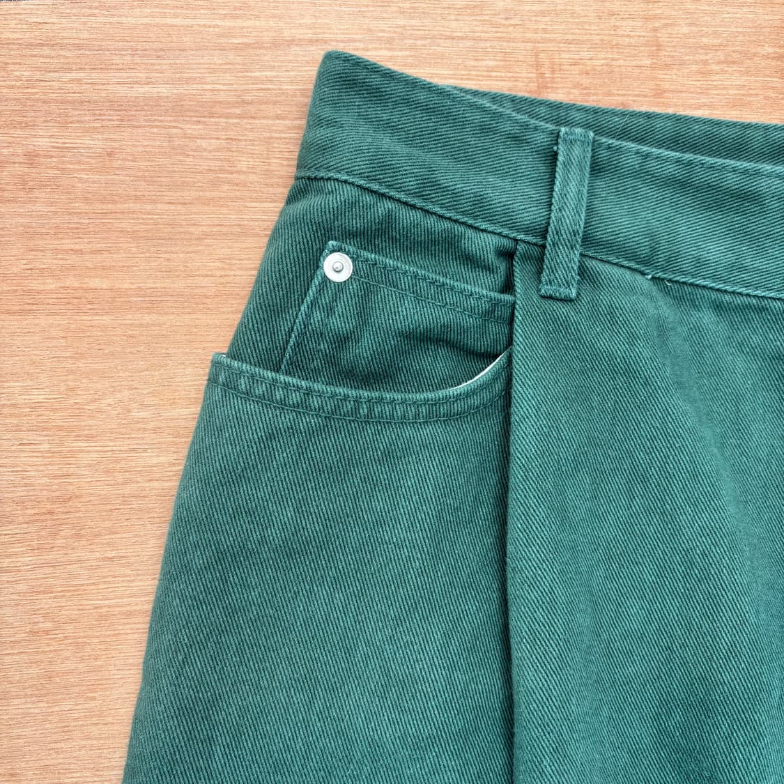 Olive Green Vintage Wide Pants   상품이미지3