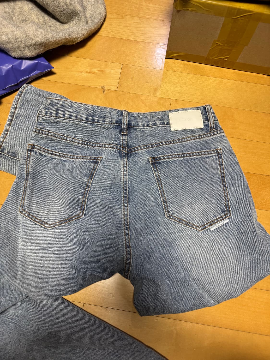 LAB101 연청 스트레이트진  상품이미지4