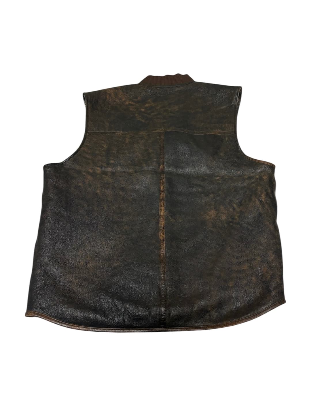 스투시 워크기어 레더 베스트 L 상품이미지2