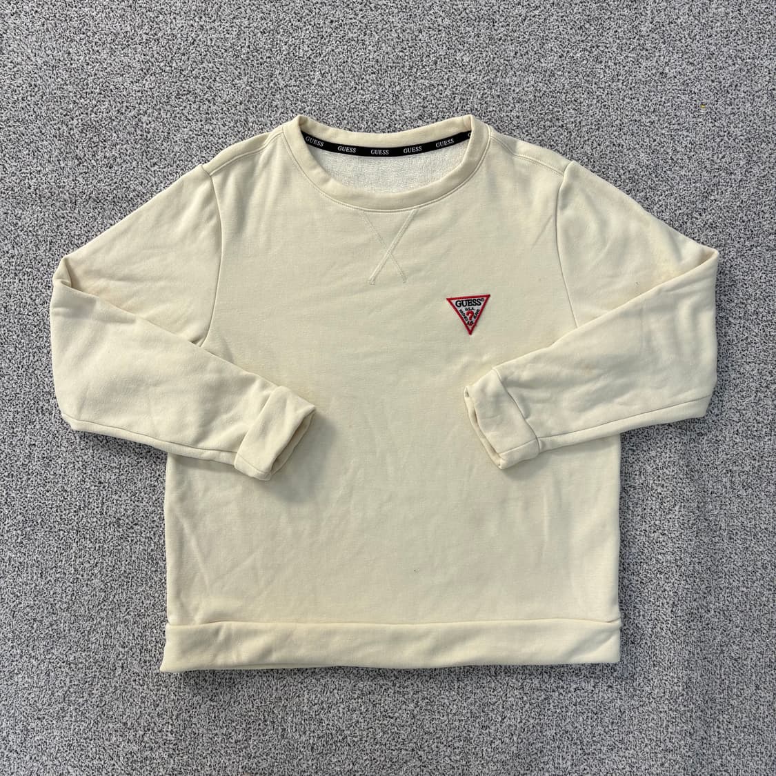 M 게스 기모 맨투맨 긴팔티0304J 상품이미지1