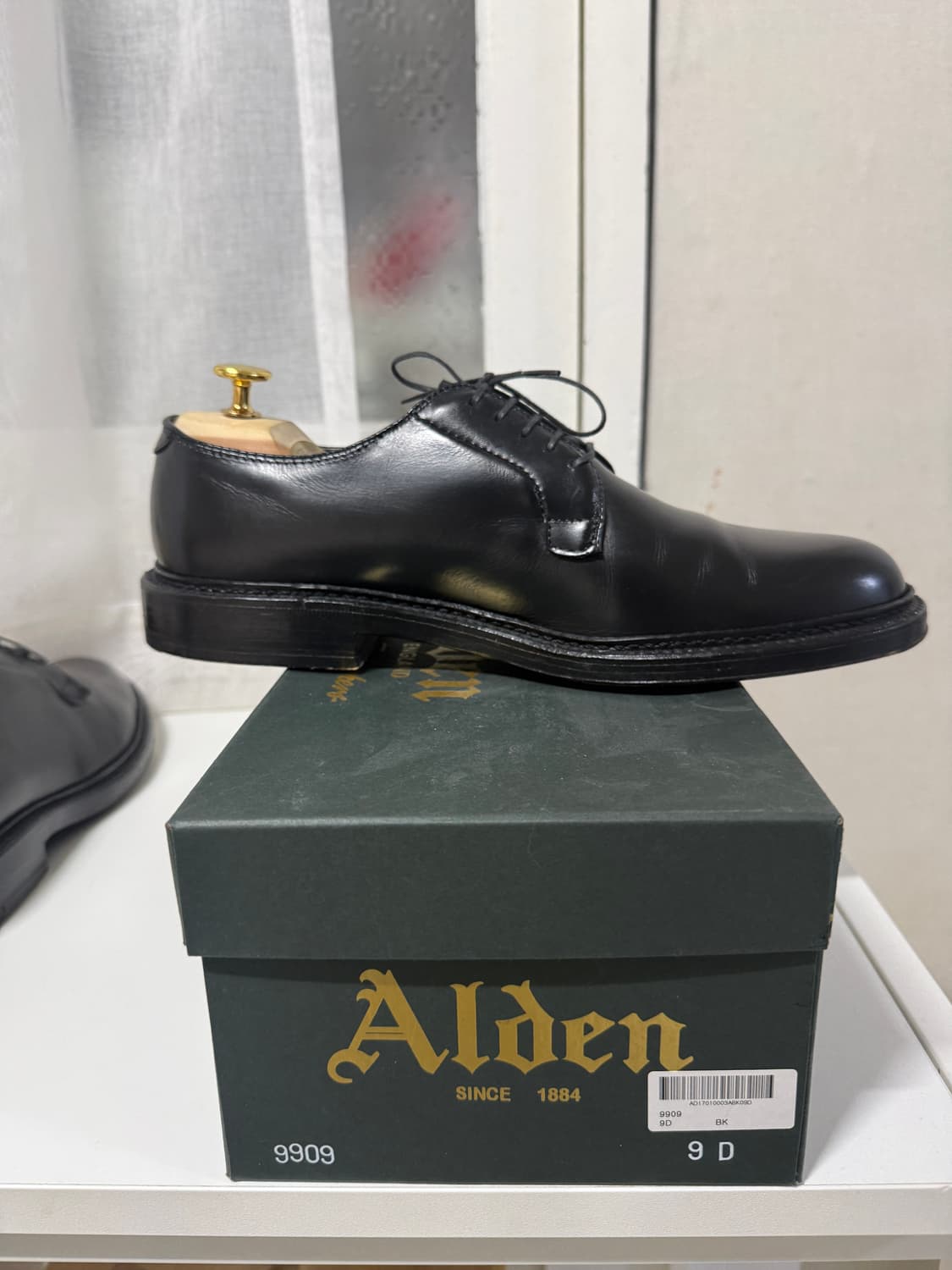 Alden 9909 / 9.0D / 카프 / 블랙 / 알든 상품이미지7