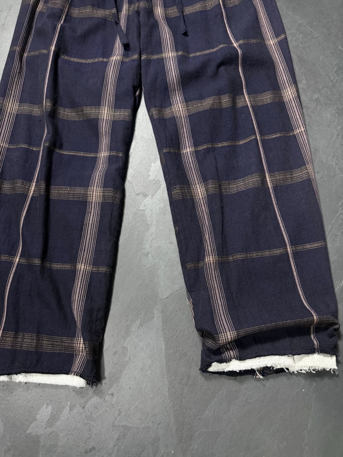 NICENESS ALI Khadi Checked Trousers 상품이미지3